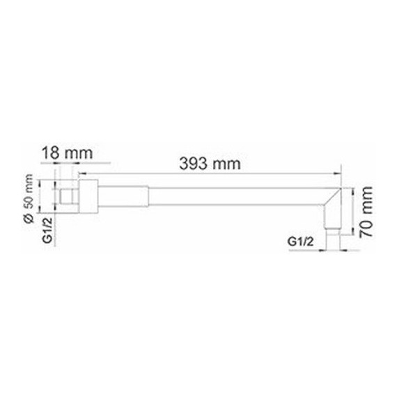 Кронштейн стеновой WasserKraft A019 - фото 2
