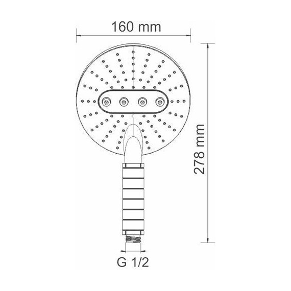 Ручной душ WasserKraft A059 - фото 6