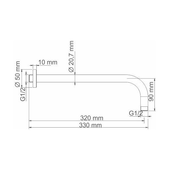 Кронштейн стеновой WasserKraft A097 - фото 2