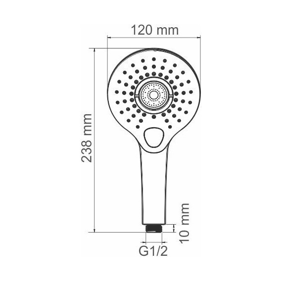 Ручной душ WasserKraft A101 - фото 5