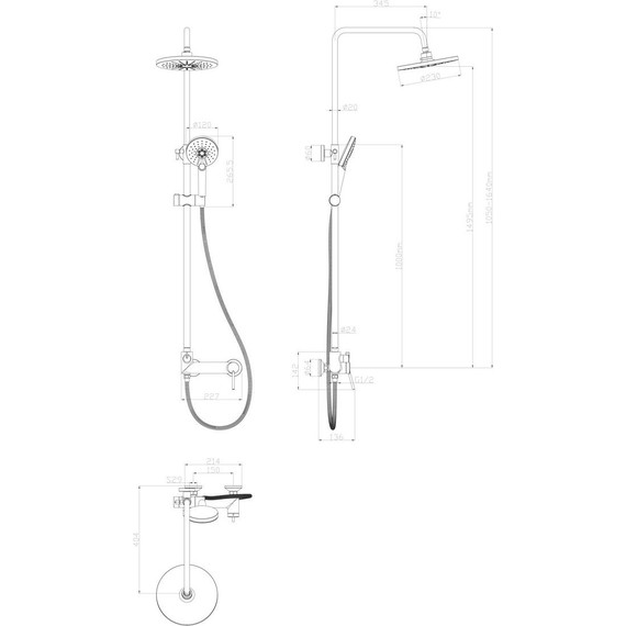 Душевая стойка Lemark Minima LM3860C - фото 5
