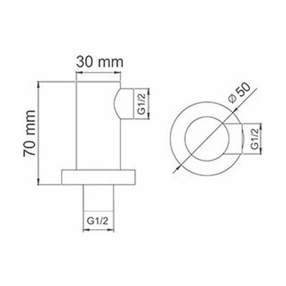 Шланговое подсоединение WasserKraft A021 - фото 2