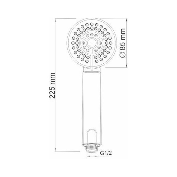 Ручной душ WasserKraft A035 - фото 2