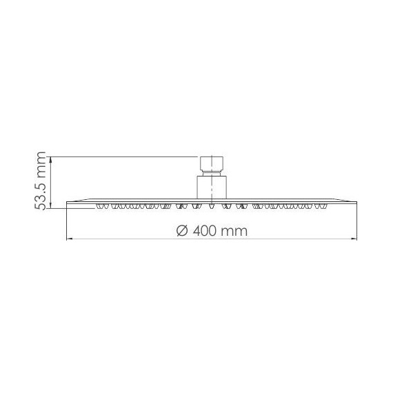 Верхний душ WasserKraft 400x400 мм A117 - фото 3