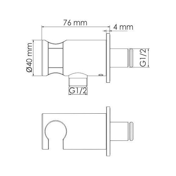 Шланговое подсоединение с держателем WasserKraft A135 - фото 2
