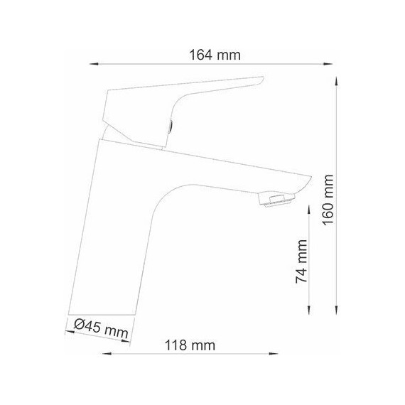 Смеситель для умывальника WasserKraft Lippe 4503 - фото 15