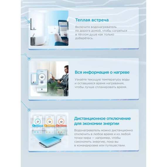 Бойлер электрический Midea MWH-8020-FED на 80 л. с Wi-Fi 4627121258248 - фото 12