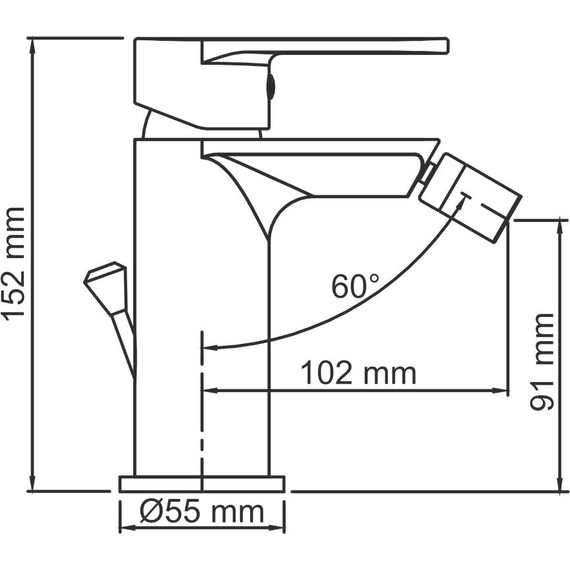Смеситель для биде WasserKraft Mindel 8506 - фото 15