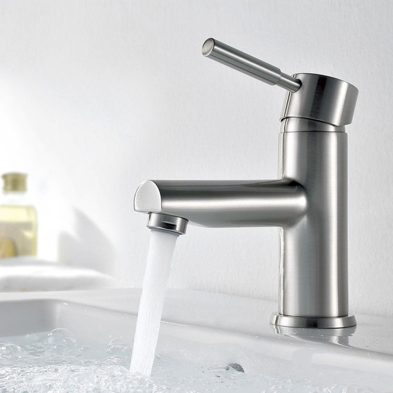 Смеситель для умывальника WasserKraft Wern 4203, никель - фото, картинка 4 Смеситель для умывальника WasserKraft Wern 4203, никель - фото 4