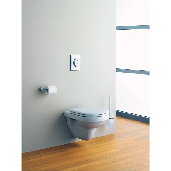 Инсталляция для подвесного унитаза с прокладкой Grohe Rapid SL 38750001 с овальной кнопкой смыва, хром - фото 7