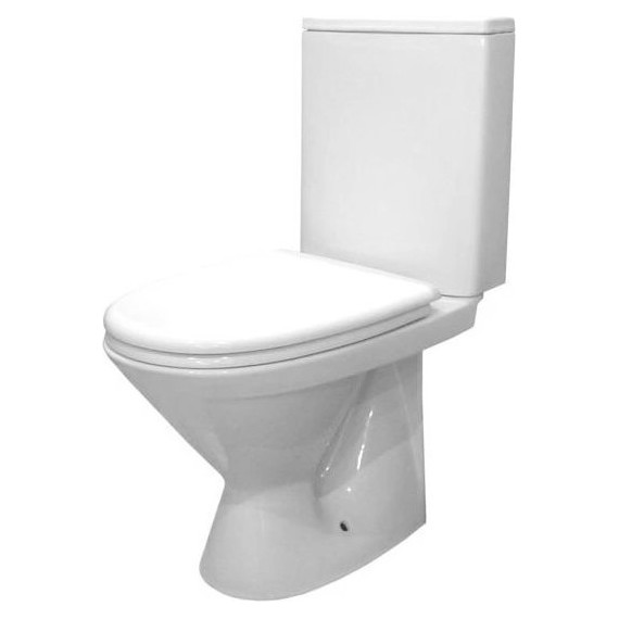 Унитаз-компакт Оскольская керамика Фиона Люкс (косой выпуск) с крышкой дюропласт 43901130021 - фото 2