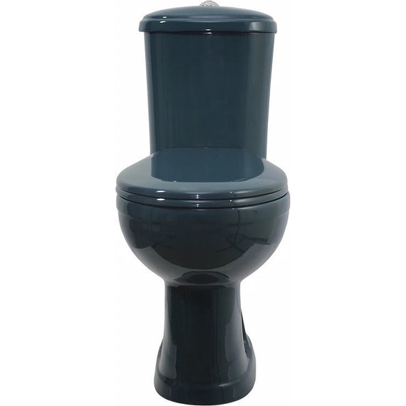 Унитаз-компакт Оскольская керамика Дора Комфорт с полипропиленовой крышкой 47325130402, зеленый, Цвет производителя: зелёный - фото 3