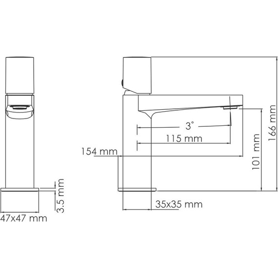 Смеситель для умывальника WasserKraft Naab 8603 - фото 14