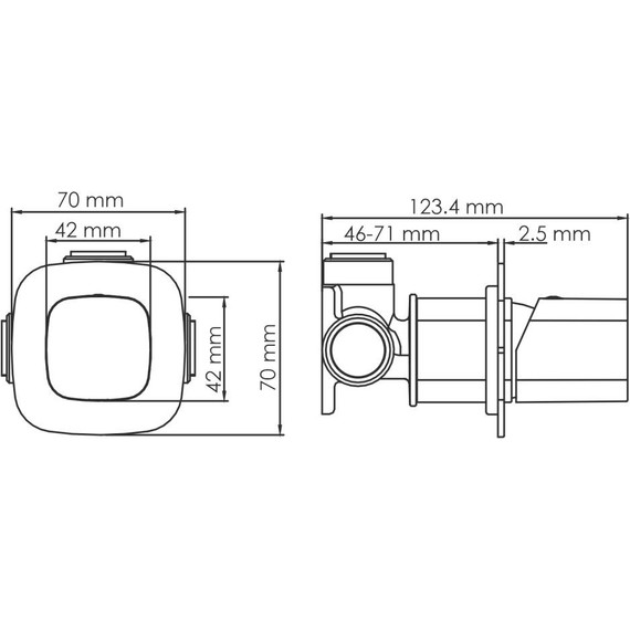 Смеситель для душа WasserKraft Naab 8651 - фото 2