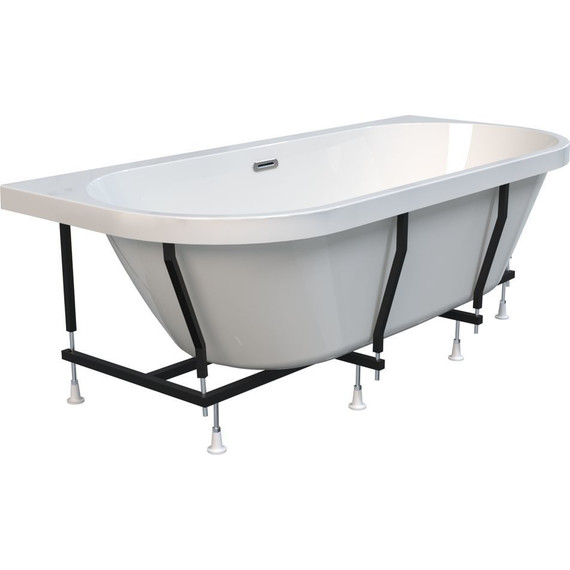 Ванна акриловая Радомир Вальс Макси 180x80 см, монолитная со сливом переливом Вальс - фото 3