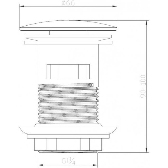 Донный клапан BelBagno BB-SAT-CRM - фото, картинка 2 Донный клапан BelBagno BB-SAT-CRM - фото 2