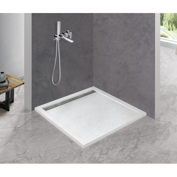 Мраморный поддон Cezares TRAY-AS-A-100-30-W 100х100 см - фото 2