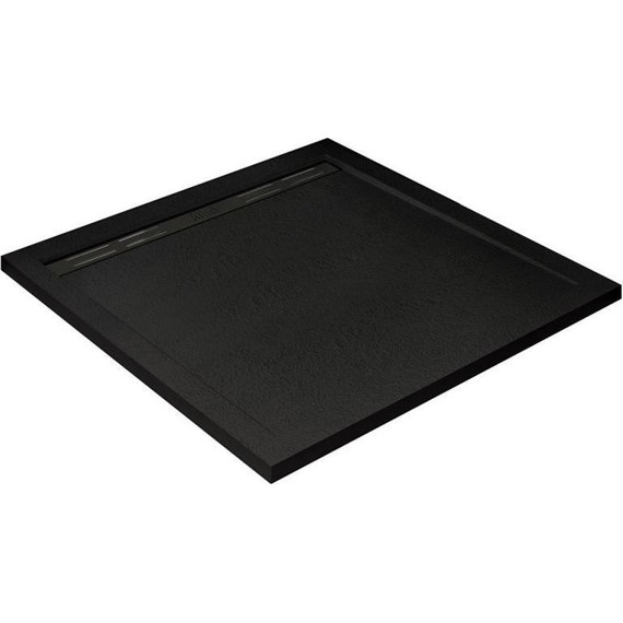 Мраморный поддон Cezares TRAY-AS-A-100-30-NERO 100х100 см, чёрный матовый - фото 