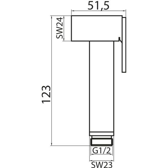 Гигиенический душ Cezares CZR-ID3-01 - фото, картинка 3 Гигиенический душ Cezares CZR-ID3-01 - фото 3