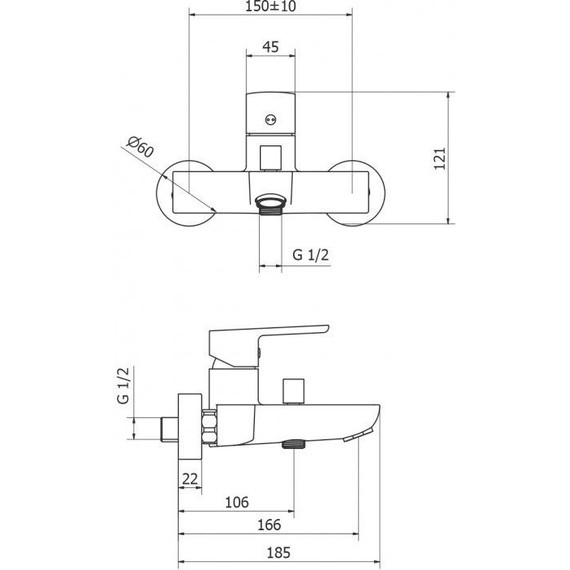 Смеситель для ванны Cezares FLORIAN-VM-01 - фото, картинка 2 Смеситель для ванны Cezares FLORIAN-VM-01 - фото 2