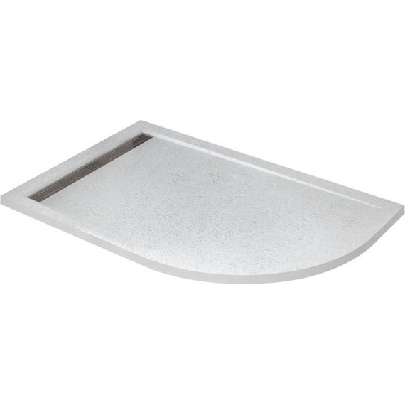 Мраморный поддон Cezares TRAY-AS-RH-100/80-30-W-L 100х80 см - фото 
