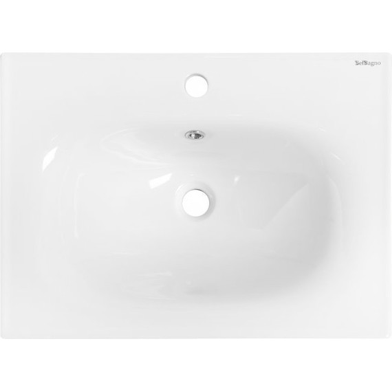 Тумба подвесная с раковиной BelBagno ETNA-600-1C-SO-RW-P 60 см, Rovere Moro, Цвет фасада: Rovere Moro - фото 4