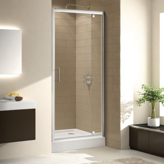 Душевая дверь Cezares 80 см ECO-O-BA-1-80-P-Cr, хром/матовое - фото 