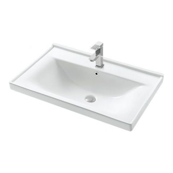 Тумба подвесная с раковиной Mirsant Soho Quadro 80/2 см c доводчиком - фото, картинка 2 Тумба подвесная с раковиной Mirsant Soho Quadro 80/2 см c доводчиком - фото 2