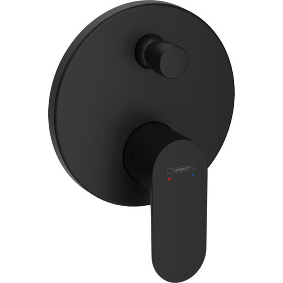 Смеситель для ванны Hansgrohe Rebris S 72466670, черный матовый - фото 
