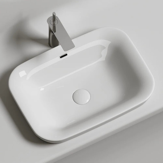 Раковина врезная на столешницу Ceramicanova Element 58 см CN6041 - фото 3