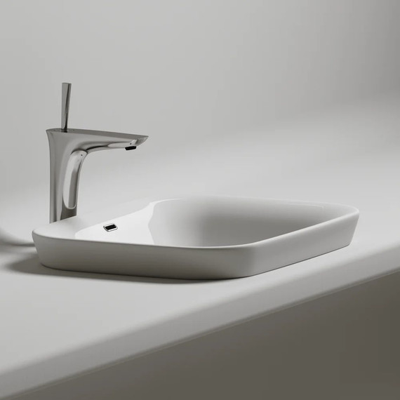 Раковина врезная на столешницу Ceramicanova Element 58 см CN6041 - фото 5