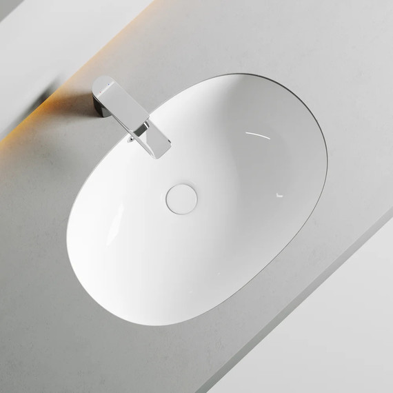 Раковина врезная под столешницу Ceramicanova Element 56 см CN6044 - фото 5