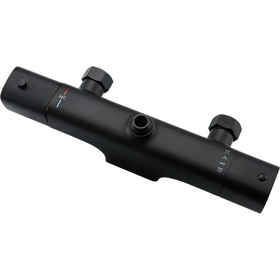 Душевая стойка с термостатом Gappo G2495-76, черный, Цвет производителя: чёрный - фото 4