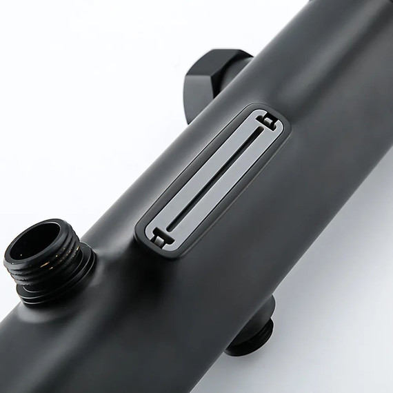 Душевая стойка с термостатом Gappo G2495-76, черный, Цвет производителя: чёрный - фото 8