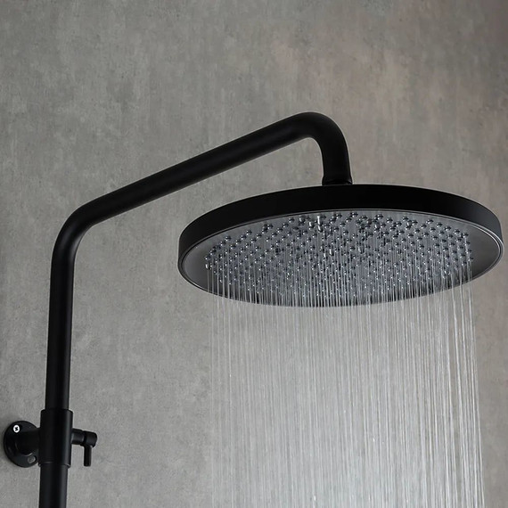 Душевая стойка с термостатом Gappo G2495-76, черный, Цвет производителя: чёрный - фото 9