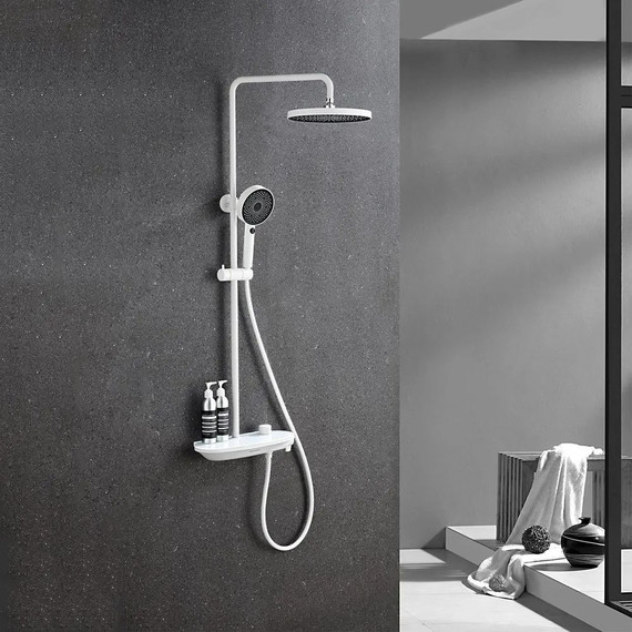 Душевая стойка Gappo G2495-88, белый, Цвет производителя: белый - фото 13