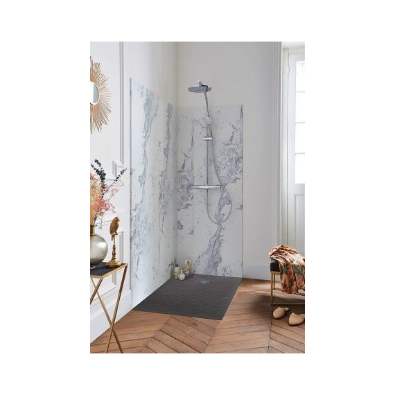 Мраморный поддон Jacob Delafon Tolbiac 120х80 см E6D331RU-NGM, черный матовый - фото, картинка 4 Мраморный поддон Jacob Delafon Tolbiac 120х80 см E6D331RU-NGM, черный матовый - фото 4