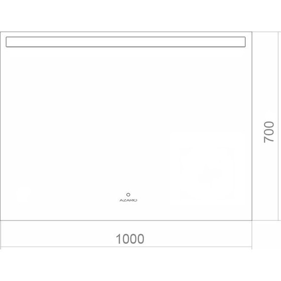 Зеркало Azario 100 см AZ-Z-030CS - фото 10