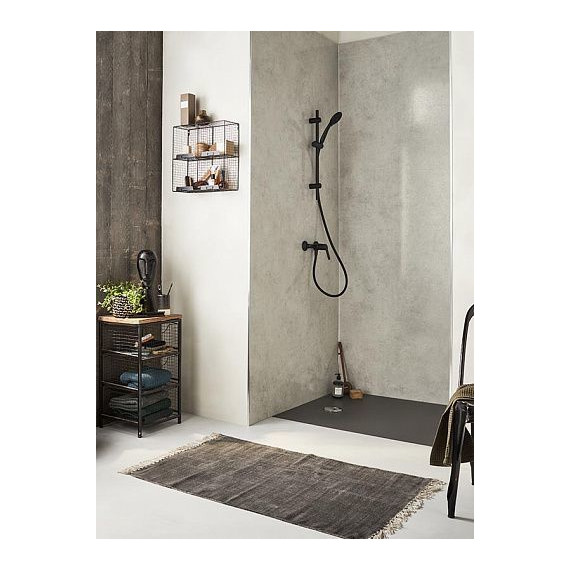 Мраморный поддон Jacob Delafon Tolbiac 120х90 см E6D332RU-NGM, черный матовый - фото, картинка 4 Мраморный поддон Jacob Delafon Tolbiac 120х90 см E6D332RU-NGM, черный матовый - фото 4