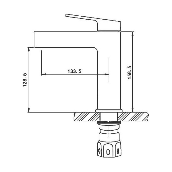 Смеситель для раковины Gappo G1099-30, сатин, Цвет производителя: сатин - фото, картинка 3 Смеситель для раковины Gappo G1099-30, сатин, Цвет производителя: сатин - фото 3
