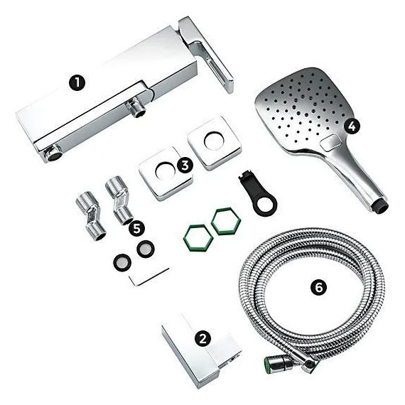 Смеситель для ванны Gappo G3018 - фото 8