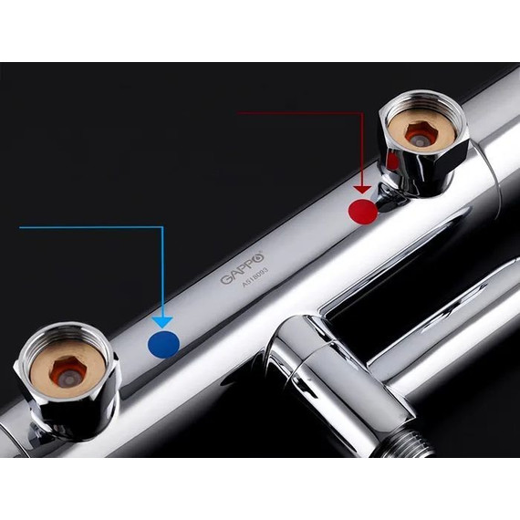 Смеситель для ванны с термостатом Gappo G3290 - фото, картинка 8 Смеситель для ванны с термостатом Gappo G3290 - фото 8