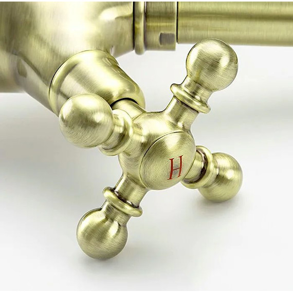 Смеситель для кухни Gappo G4089-6, золото - фото 2