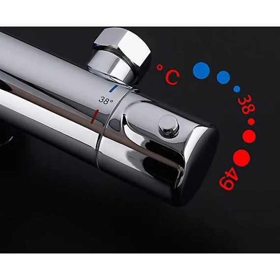 Смеситель для ванны с термостатом Gappo G3290 - фото, картинка 3 Смеситель для ванны с термостатом Gappo G3290 - фото 3