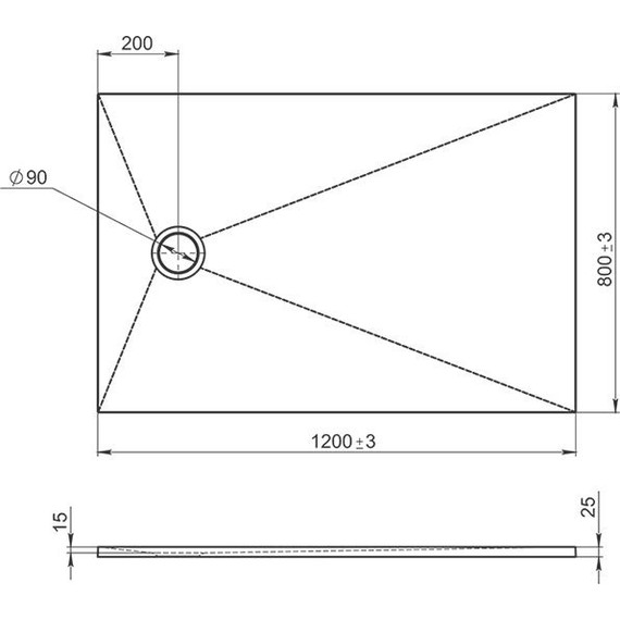 Мраморный поддон Jacob Delafon Tolbiac 120х80 см E6D331RU-WPM, белый матовый - фото, картинка 4 Мраморный поддон Jacob Delafon Tolbiac 120х80 см E6D331RU-WPM, белый матовый - фото 4