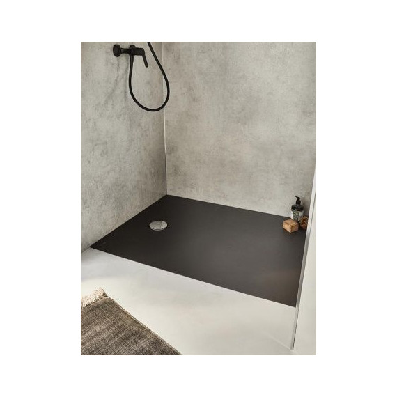 Мраморный поддон Jacob Delafon Tolbiac 140х90 см E6D333RU-NGM, черный матовый - фото, картинка 2 Мраморный поддон Jacob Delafon Tolbiac 140х90 см E6D333RU-NGM, черный матовый - фото 2