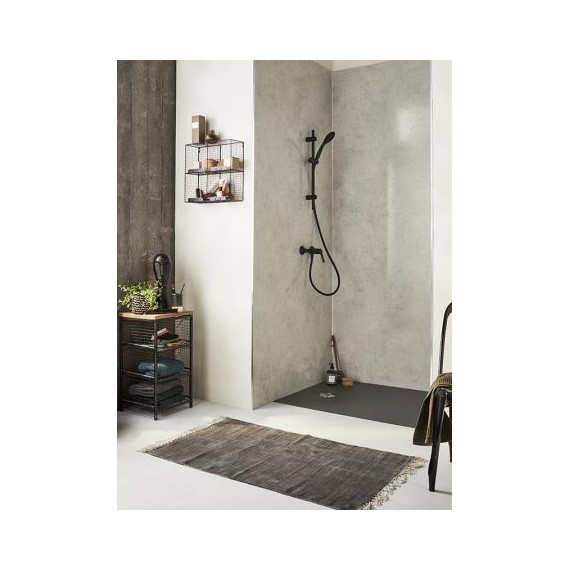 Мраморный поддон Jacob Delafon Tolbiac 140х90 см E6D333RU-NGM, черный матовый - фото, картинка 3 Мраморный поддон Jacob Delafon Tolbiac 140х90 см E6D333RU-NGM, черный матовый - фото 3