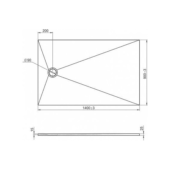 Мраморный поддон Jacob Delafon Tolbiac 140х90 см E6D333RU-WPM, белый матовый - фото, картинка 4 Мраморный поддон Jacob Delafon Tolbiac 140х90 см E6D333RU-WPM, белый матовый - фото 4