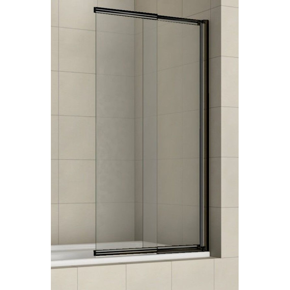 Шторка для ванны Azario Merrit 80х140 см AZ-NF6122 800 Black, чёрный/прозрачное - фото, картинка 2 Шторка для ванны Azario Merrit 80х140 см AZ-NF6122 800 Black, чёрный/прозрачное - фото 2