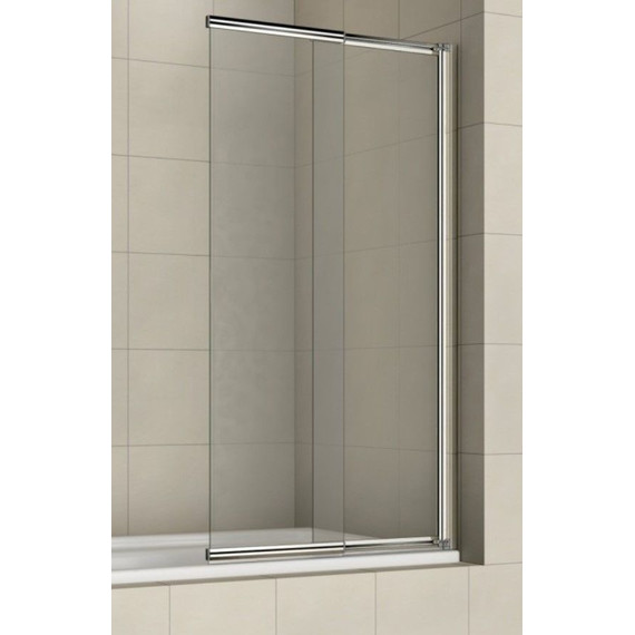 Шторка для ванны Azario Merrit 100х140 см AZ-NF6122 1000 silver, хром/прозрачное - фото, картинка 2 Шторка для ванны Azario Merrit 100х140 см AZ-NF6122 1000 silver, хром/прозрачное - фото 2